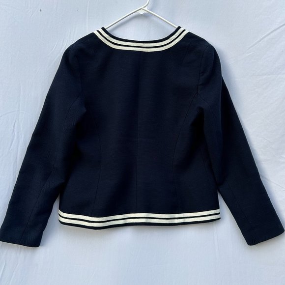 Talbots Navy Blue Women's Blazer Size 10 - Picture 5 of 5